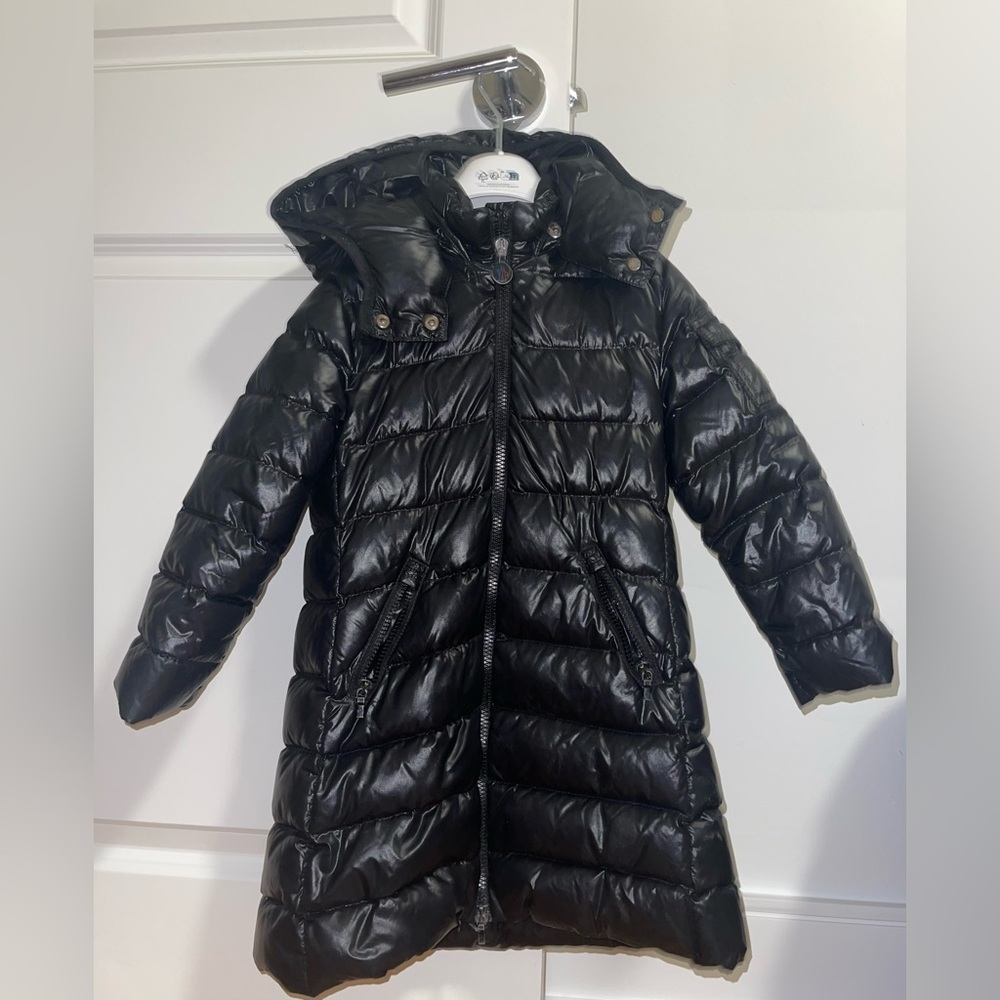 Black Moncler Kids Puffer Jacket - Picture 2 of 7